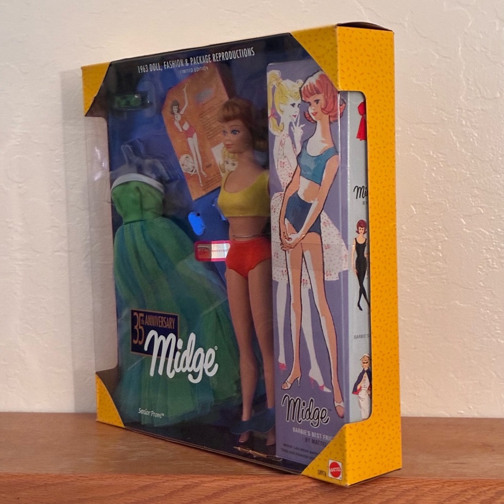 🆕 35th Anniversary Midge 1997 Barbie Doll - Picture 8 of 10
